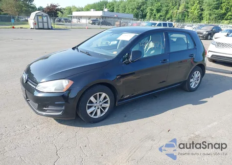 2015 Volkswagen Golf Tsi S 4-Door z USA, uszkodzony, nr VIN 3VW217AU4FM008105